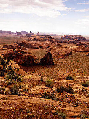 Monument Valley from Hunts Mesa