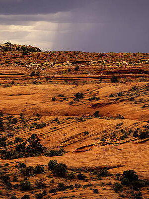 Storm over Monument Valley