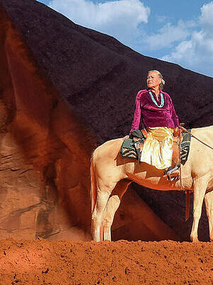 Watchful shepherdess